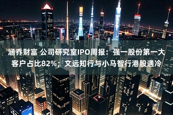 涵乔财富 公司研究室IPO周报：强一股份第一大客户占比82%；文远知行与小马智行港股遇冷
